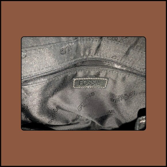 Fossil Patchwork Satchel - Picture 2 of 2